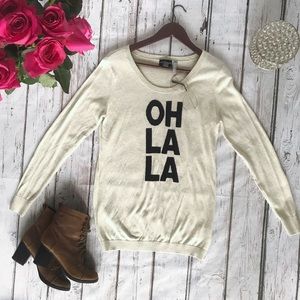 ‼️💥Central Park West sweater! Cute & chic! Sz L